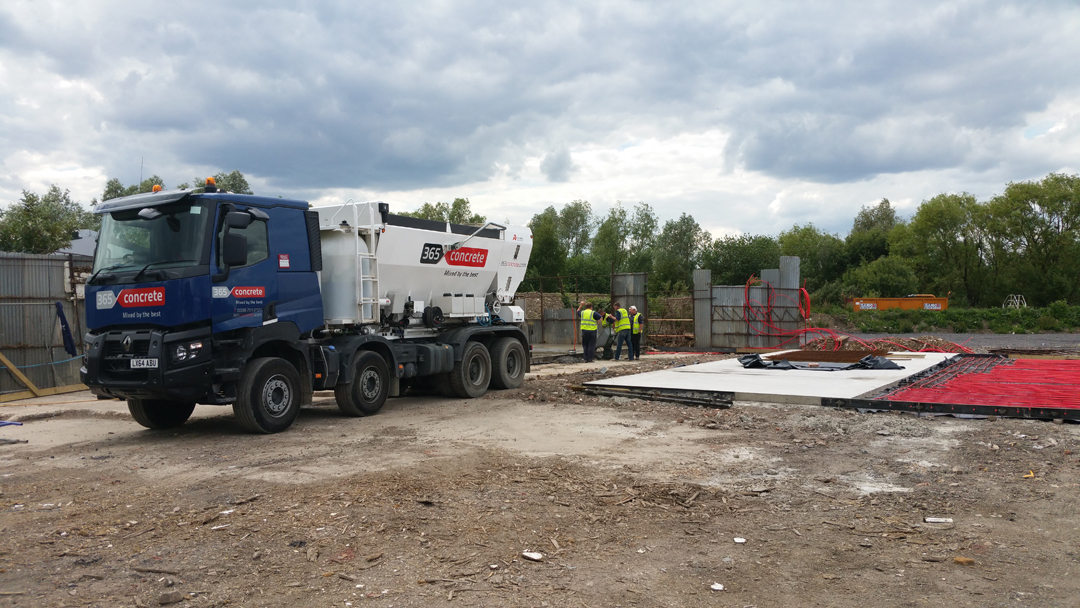 Concrete floor laid by 365 Concrete Concrete floor laid by 365 Concrete