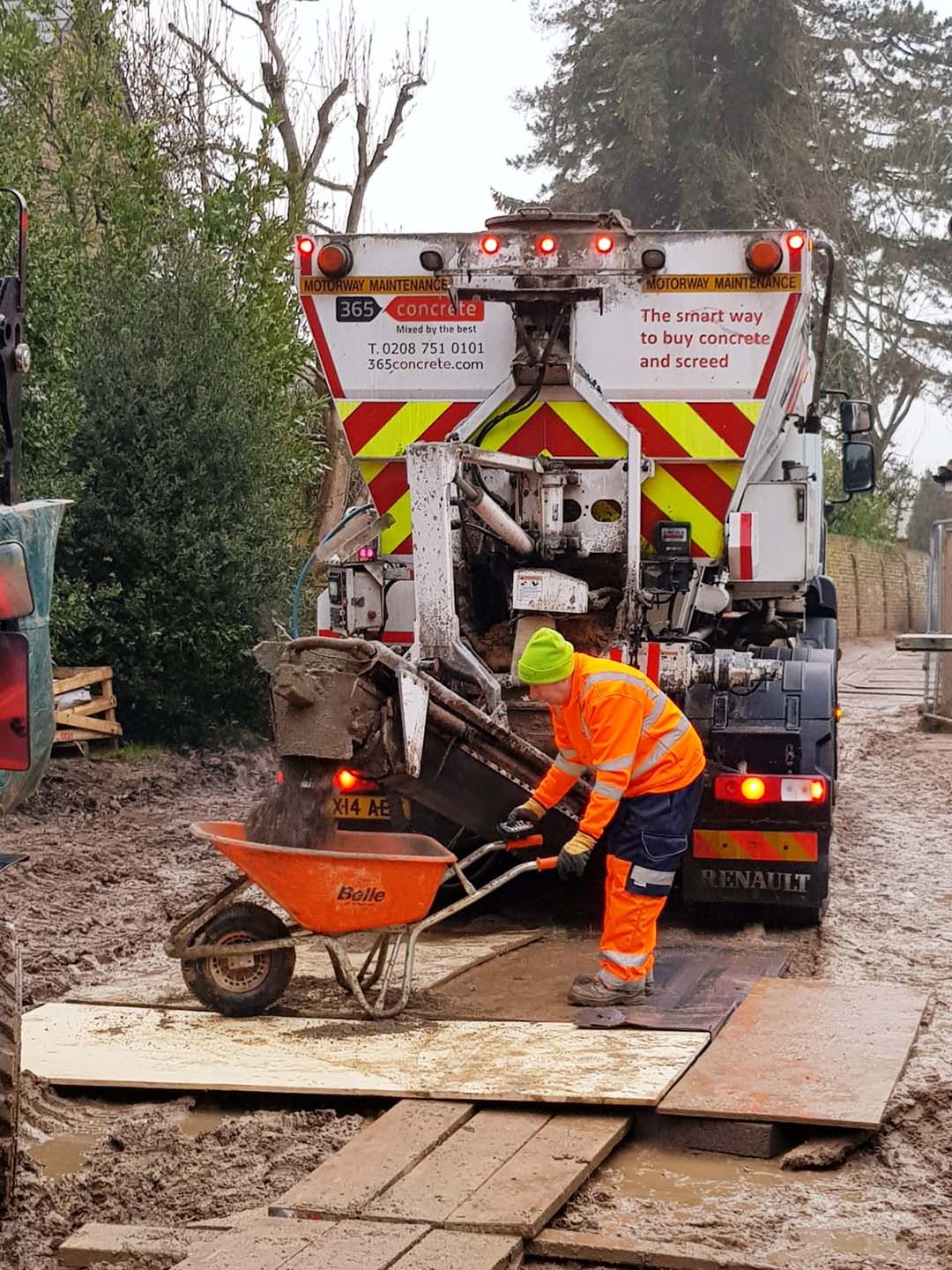 Screed with 365 Concrete