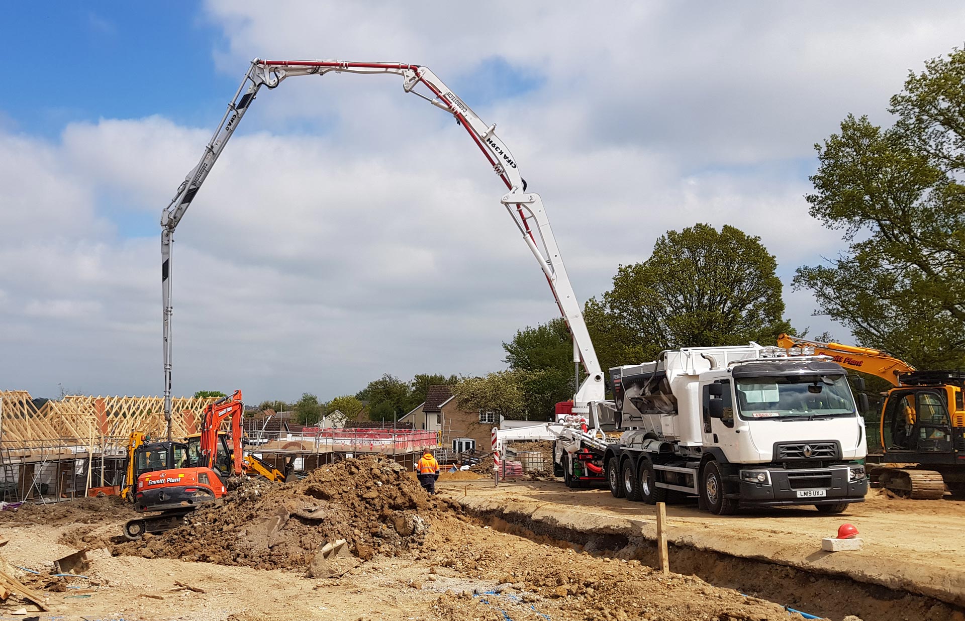 Concrete Boom Pump Hire at 365 Concrete