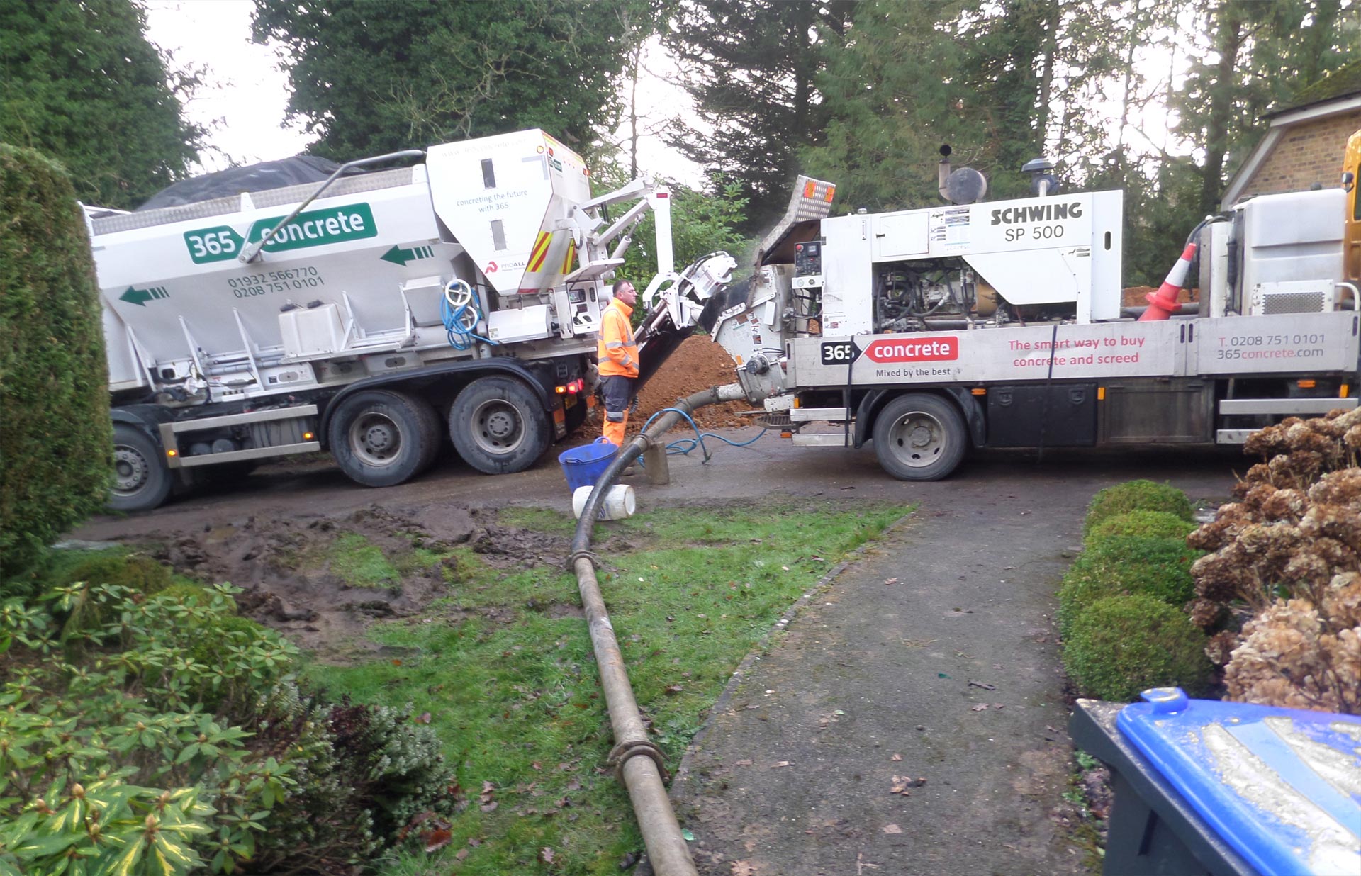 Concrete Ground Line Pump Hire from 365 Concrete