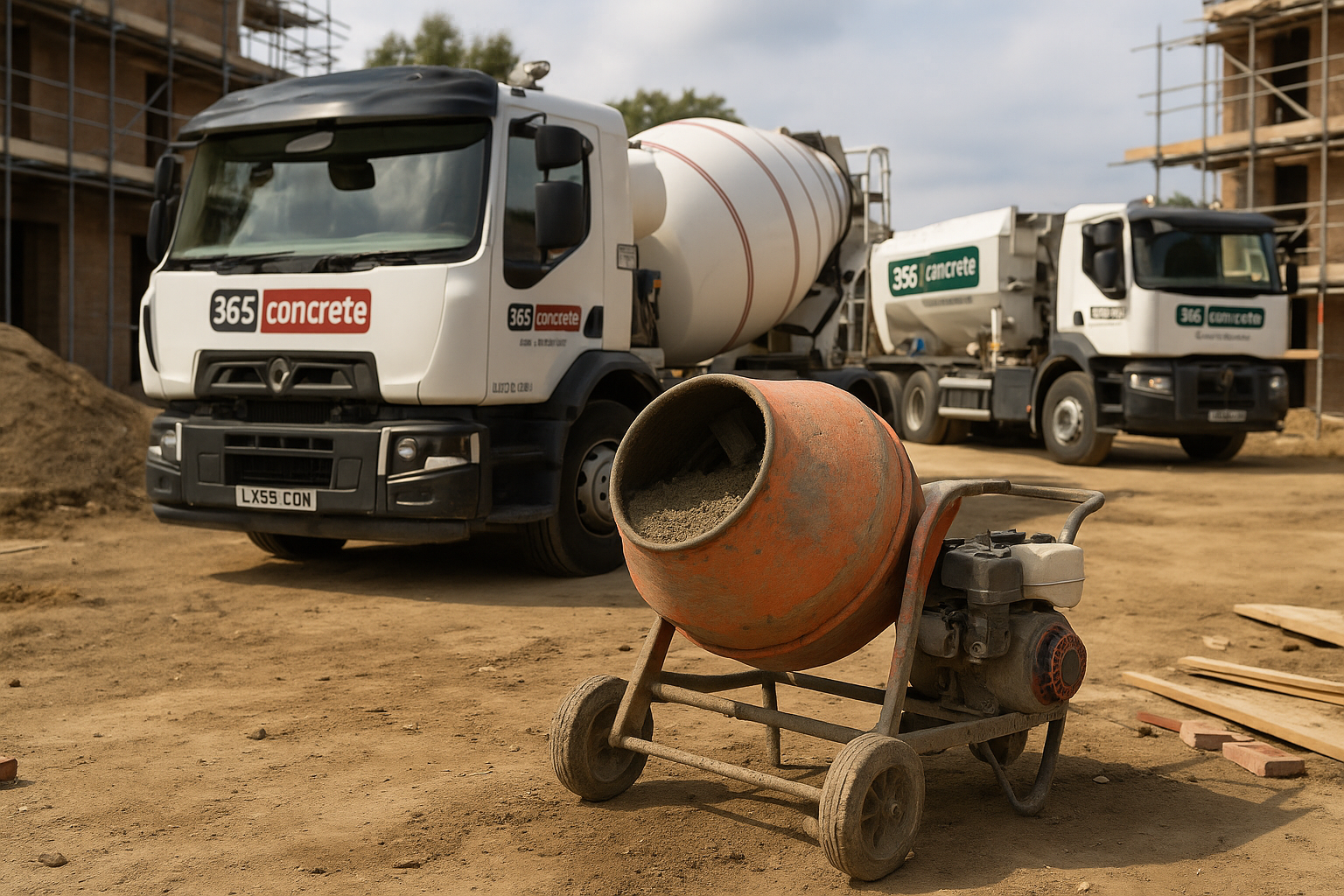 The difference between Hand Mixed, Drum Mixed, and Volumetric Mixed - 365 Concrete